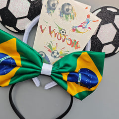 Nxtpz headband displayed with two World Cup tattoo stickers, adds decorative options