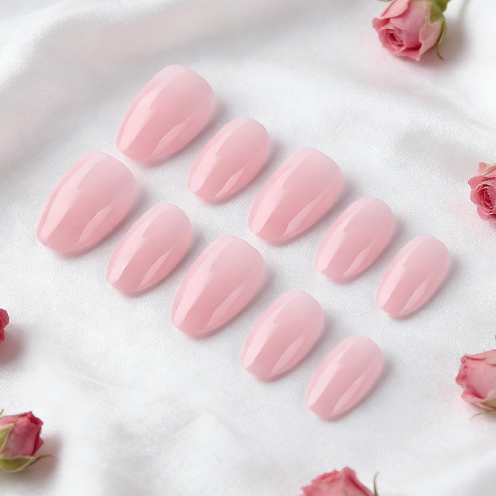Nxtpz nails spread to display size variations and almond shape for a perfect fit