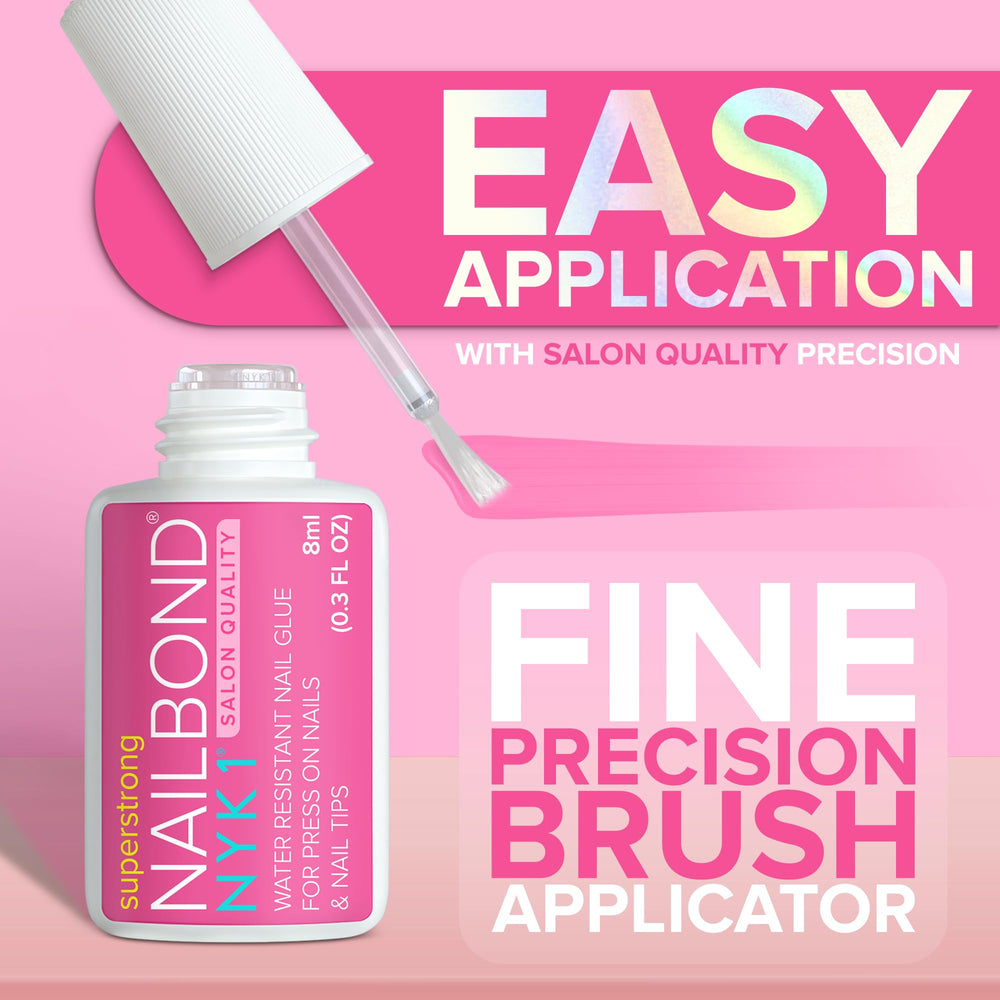 NYK1 NailBond repairing a lifted tip showing reliable fix and neat finish