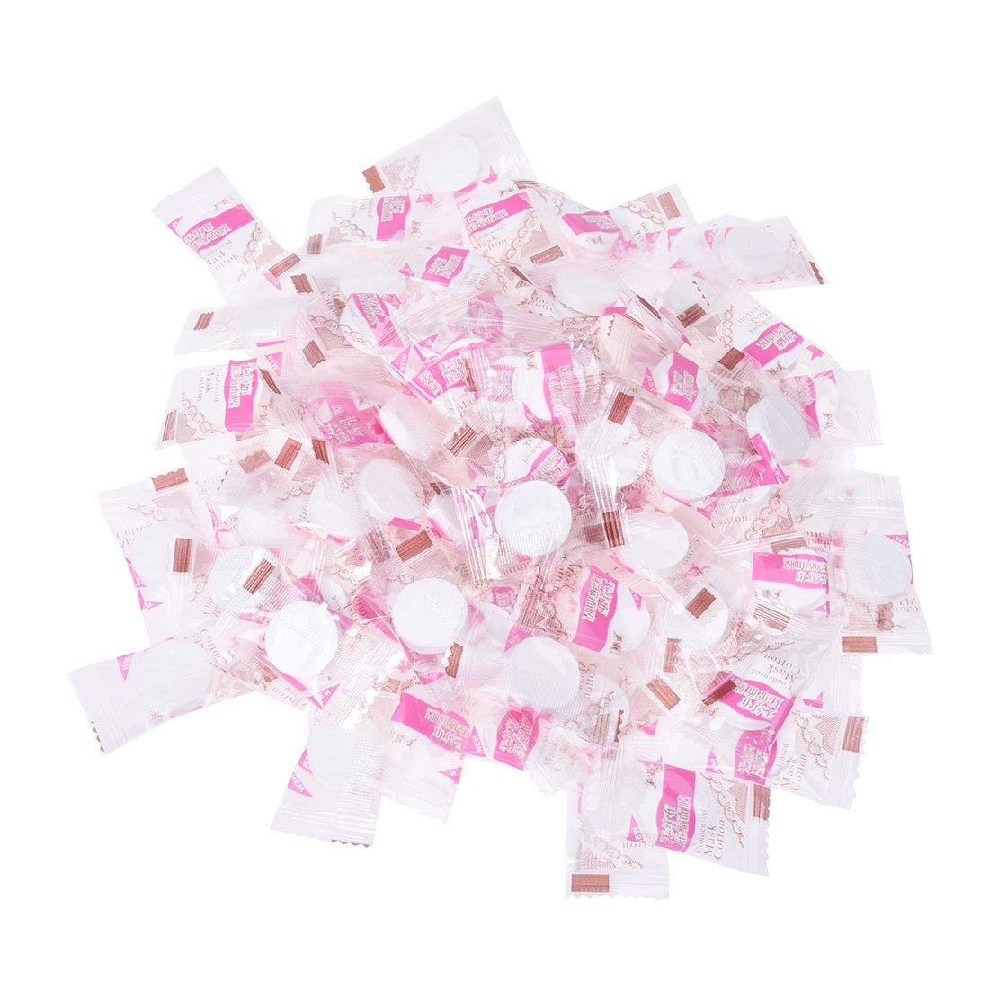 NYKKOLA front sealed package showing 100 compressed masks and convenience