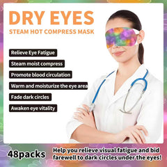NyLeabon mask beside a hand to show scale and lightweight, travel-ready size