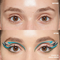 NYX PROFESSIONAL MAKEUP applied on upper lashline for defined eye look longevity