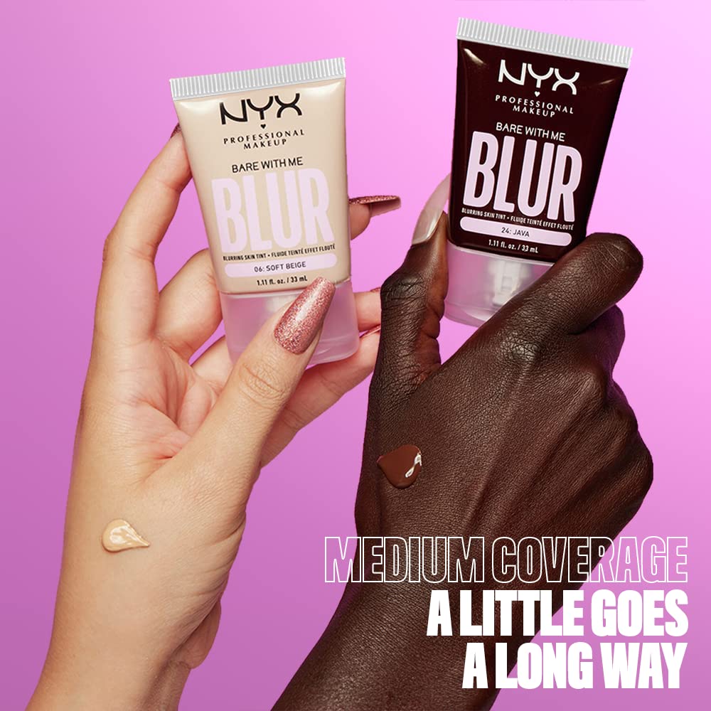 NYX PROFESSIONAL MAKEUP bottle on vanity conveying everyday wearable makeup