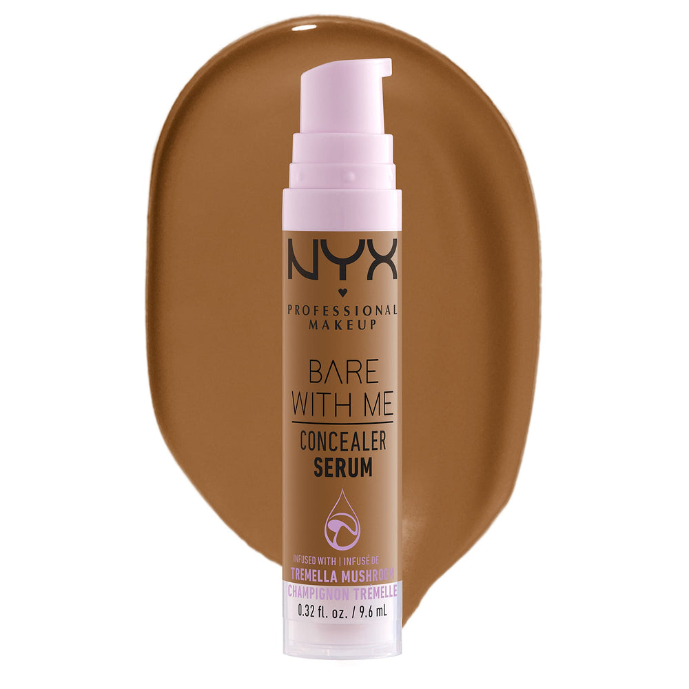 NYX PROFESSIONAL MAKEUP front packaging showing Camel shade benefits hydrating coverage