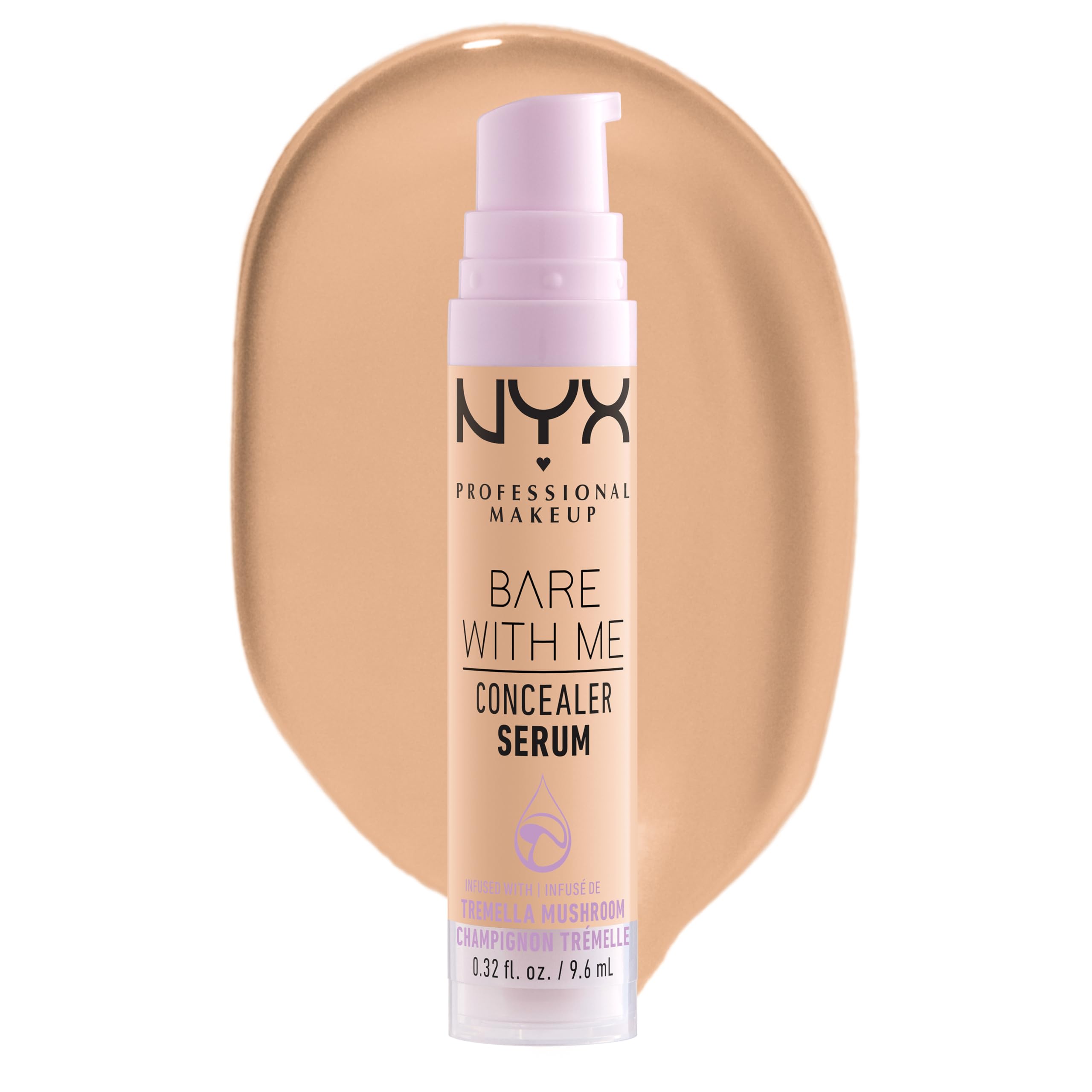 NYX PROFESSIONAL MAKEUP front packaging shows product and shade Beige for easy selection