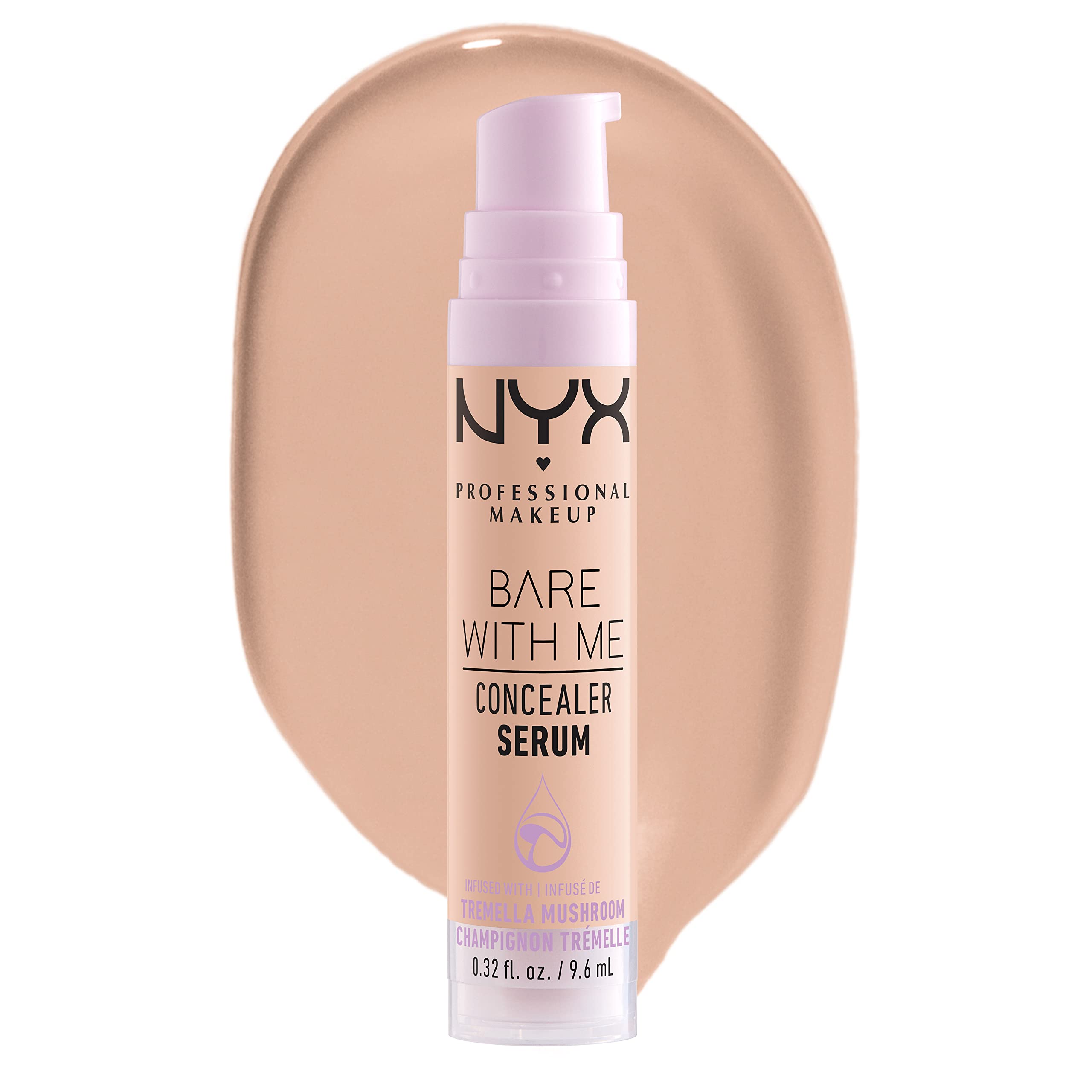 NYX PROFESSIONAL MAKEUP front packaging showing Light shade and product benefits