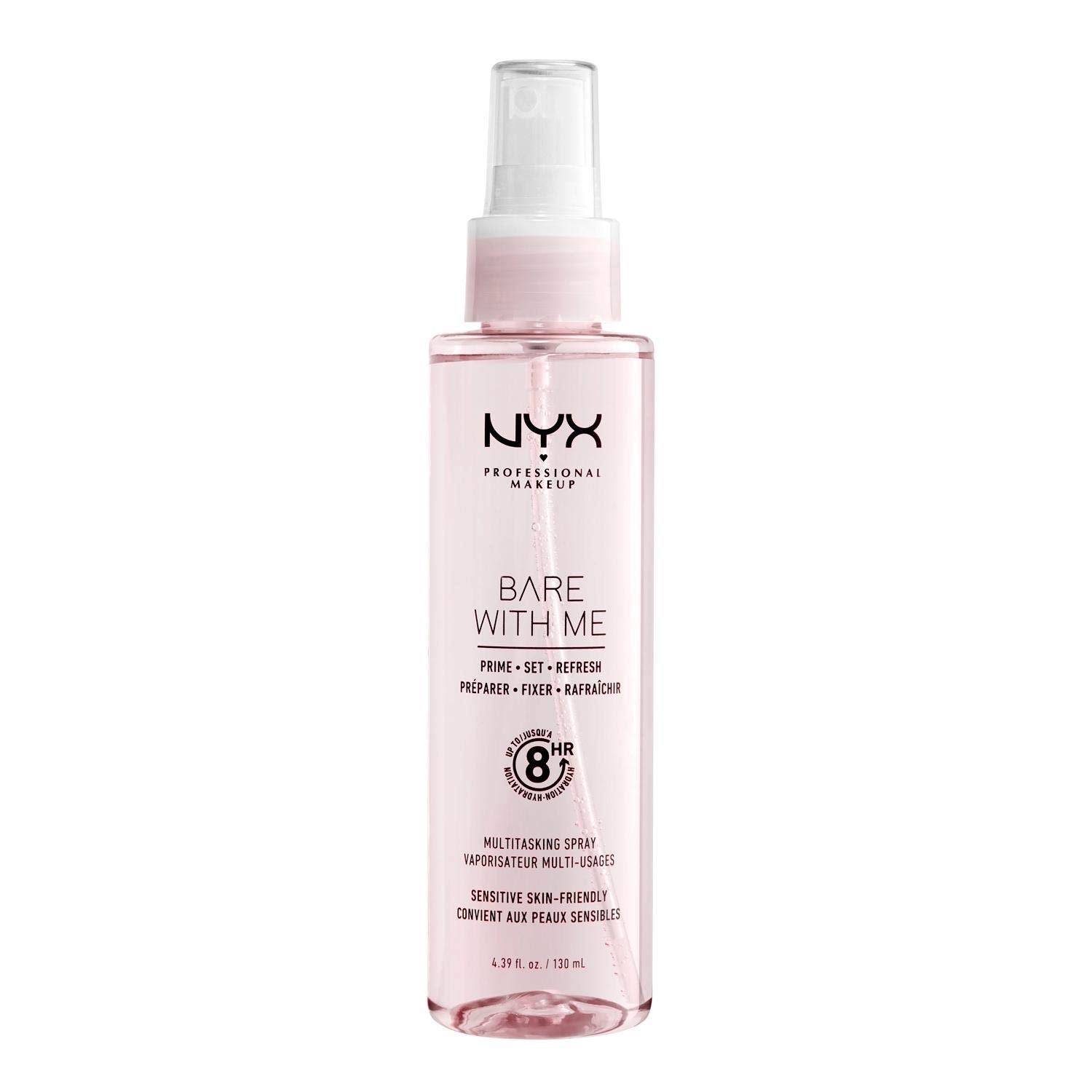 NYX Bare With Me front packaging showing bottle and label, easy identification benefit