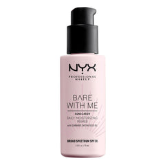 NYX PROFESSIONAL MAKEUP front packaging showing SPF 30 protection and soothing benefits