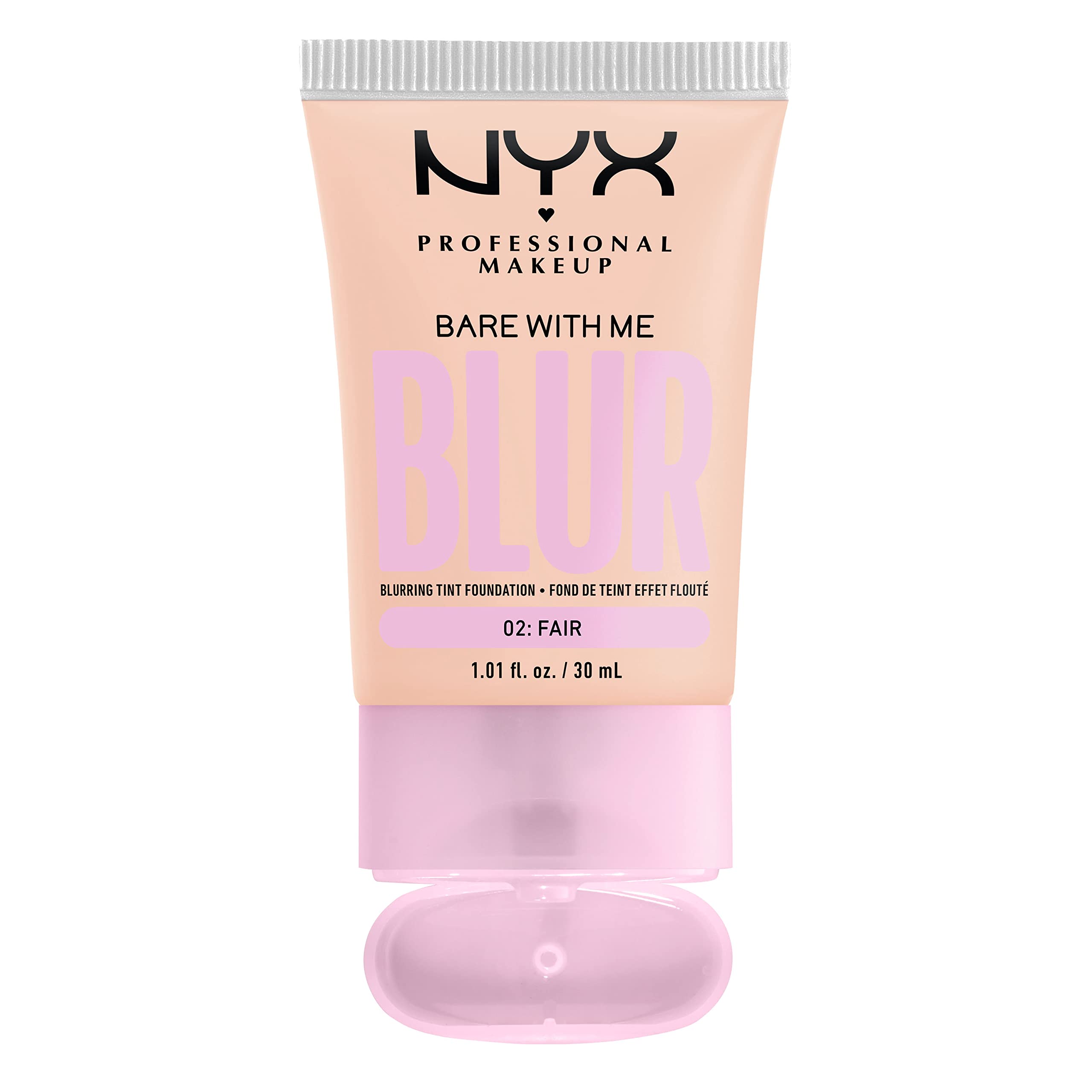 NYX PROFESSIONAL MAKEUP label detail highlighting glycerin matcha niacinamide benefit
