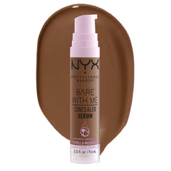 NYX PROFESSIONAL MAKEUP front packaging of Bare With Me Mocha showing product identity and benefit
