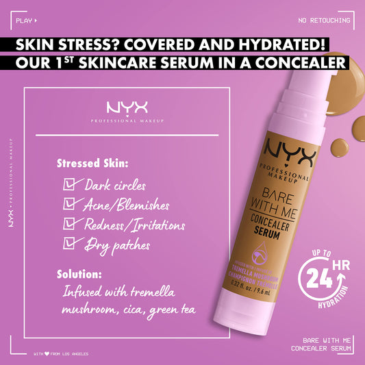 NYX PROFESSIONAL MAKEUP pump detail demonstrating mess-free dispensing and control
