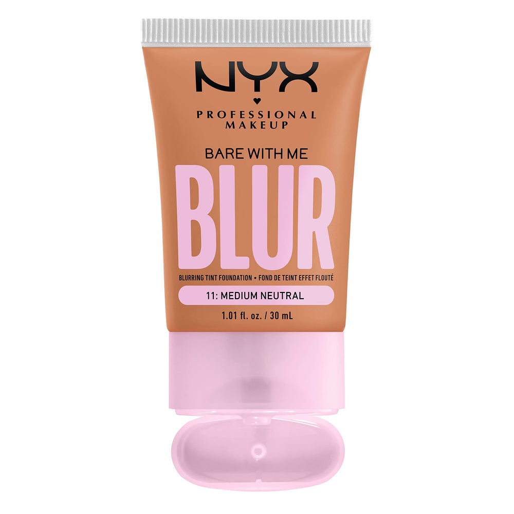 NYX PROFESSIONAL MAKEUP product in hand for size comparison to show travel-friendly packaging and portability benefit