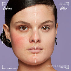 NYX PROFESSIONAL MAKEUP texture swatch of Bare With Me Concealer Serum highlighting hydrating, lightweight finish