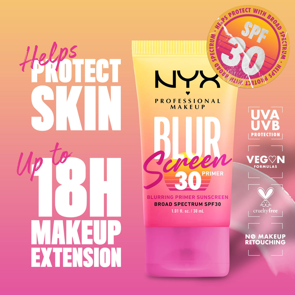 NYX Blurscreen dispensed texture closeup highlighting lightweight finish