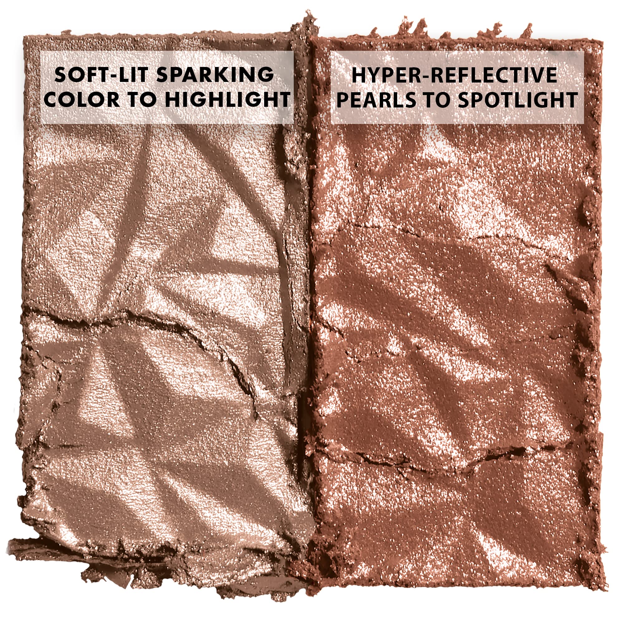 NYX swatches on forearm showing buildable sheen and blendability