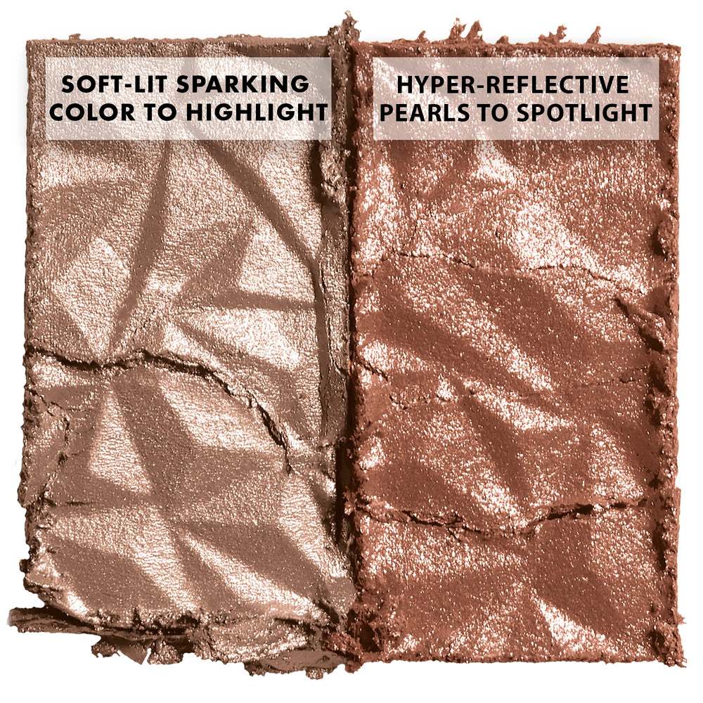 NYX swatches on forearm showing buildable sheen and blendability