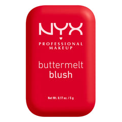 NYX Professional Makeup front compact showing Butta Cherry Pop shade benefit long wear
