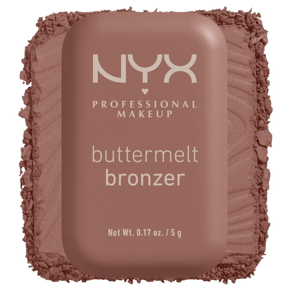 NYX PROFESSIONAL MAKEUP compact front view showing shade and packaging benefit easy identification