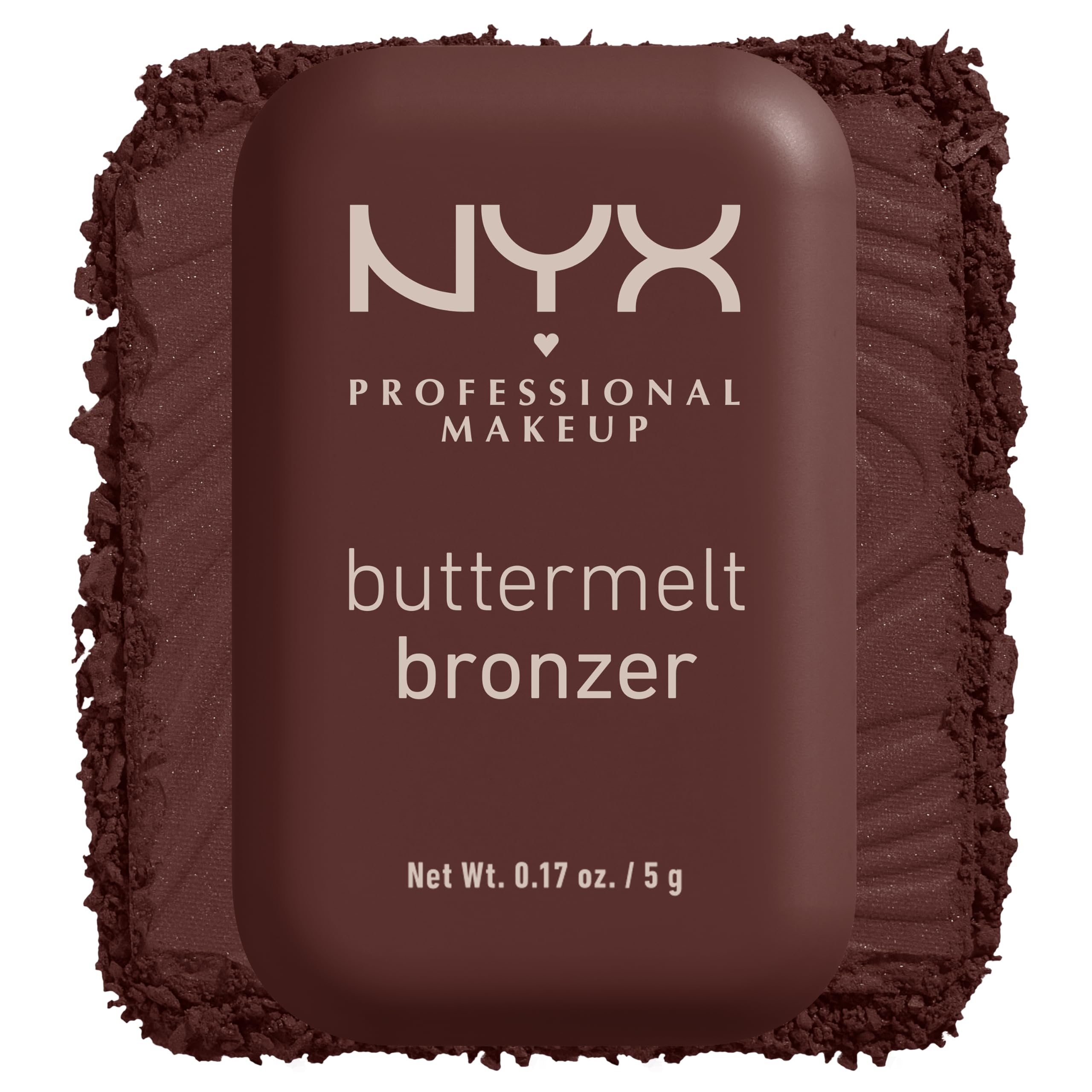 NYX PROFESSIONAL MAKEUP front packaging showing compact and shade name for easy selection