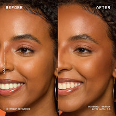 NYX PROFESSIONAL MAKEUP open pan close-up revealing smooth buttermelt texture for easy blending