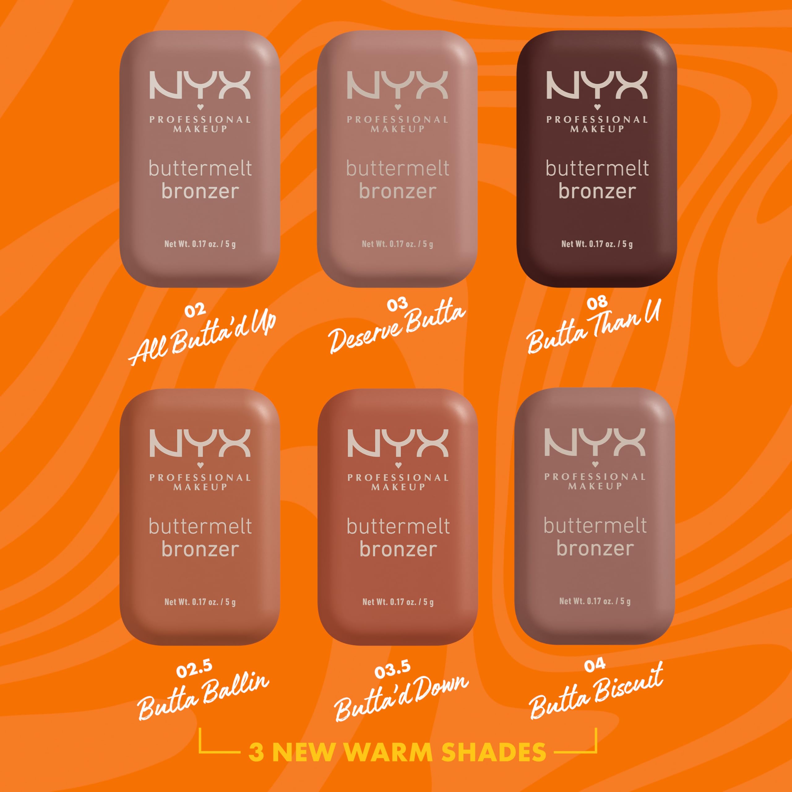 NYX PROFESSIONAL MAKEUP close-up of bronzer pan showing smooth texture for seamless blending