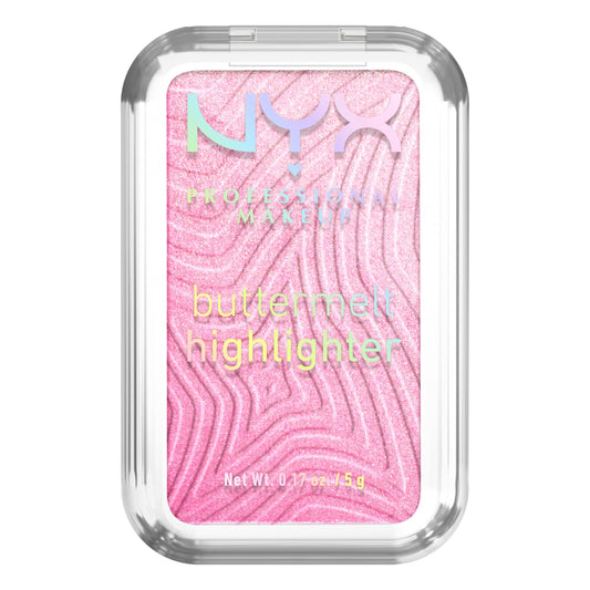 NYX PROFESSIONAL MAKEUP compact front view showing Butta Werk shade and glow benefits