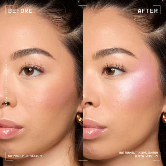 NYX PROFESSIONAL MAKEUP close-up of pan texture highlighting creamy pearl payoff