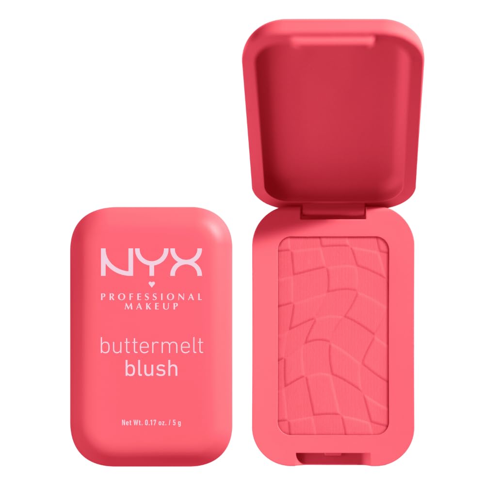 NYX PROFESSIONAL MAKEUP compact front view showing shade and benefit of vibrant color