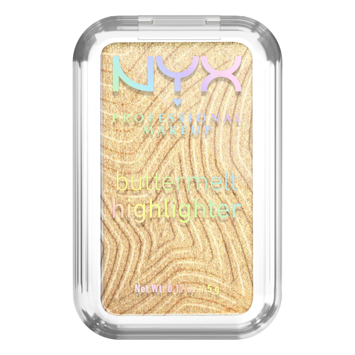 NYX PROFESSIONAL MAKEUP front packaging showing compact and shade for easy selection