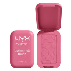 NYX blush front packaging showing compact and shade name benefiting selection