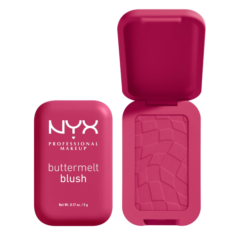 NYX PROFESSIONAL MAKEUP front packaging showing shade name and compact, vibrant product reveal