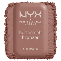 NYX PROFESSIONAL MAKEUP front packaging showing compact and shade name, clear product ID and appeal