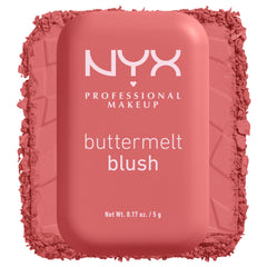 NYX PROFESSIONAL MAKEUP front pan showing Feeling Butta shade and true color payoff