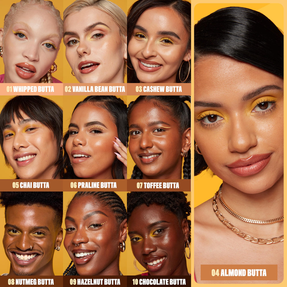 NYX PROFESSIONAL MAKEUP ingredient label highlighting skincare-infused benefits