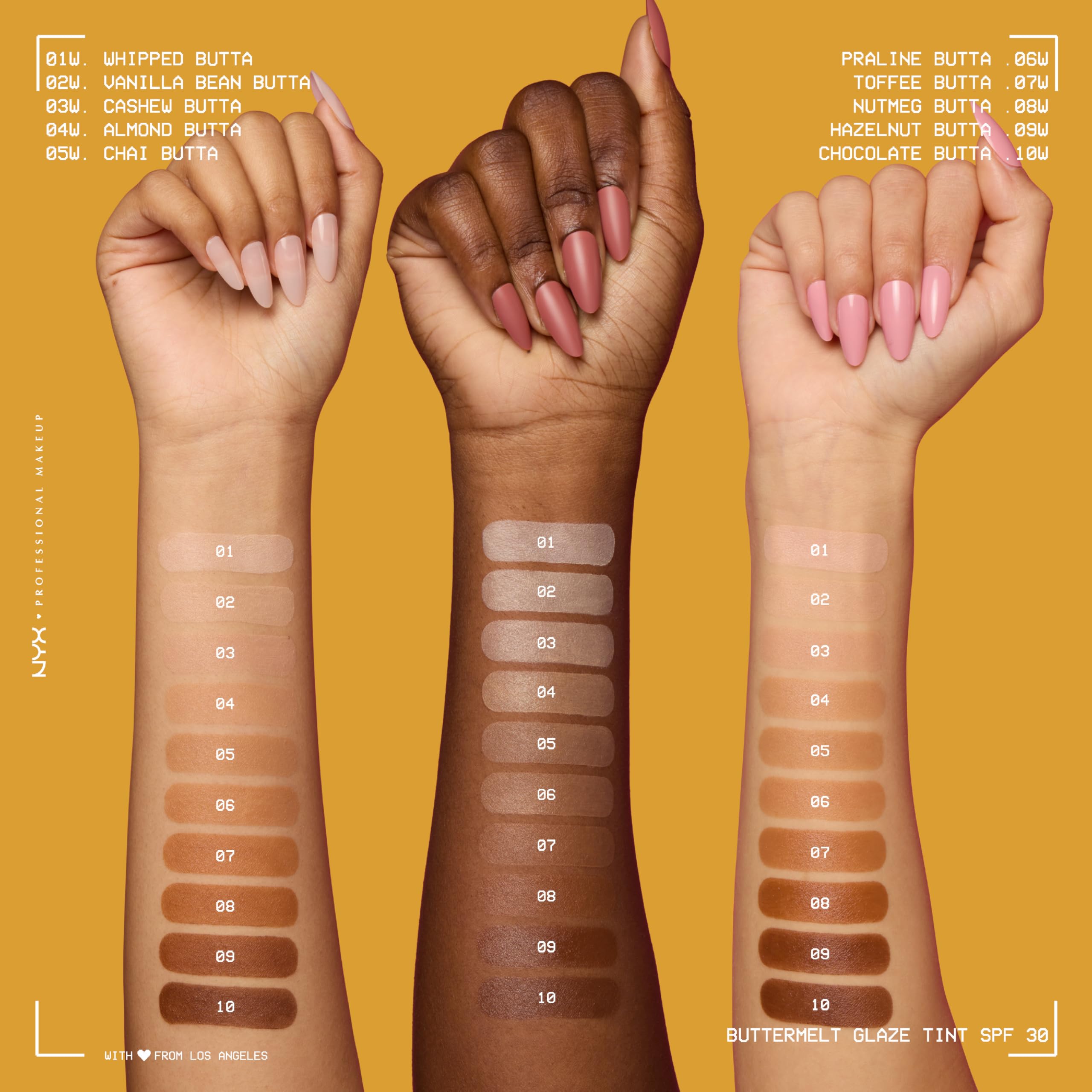 NYX PROFESSIONAL MAKEUP product staged on bathroom counter for everyday routine appeal