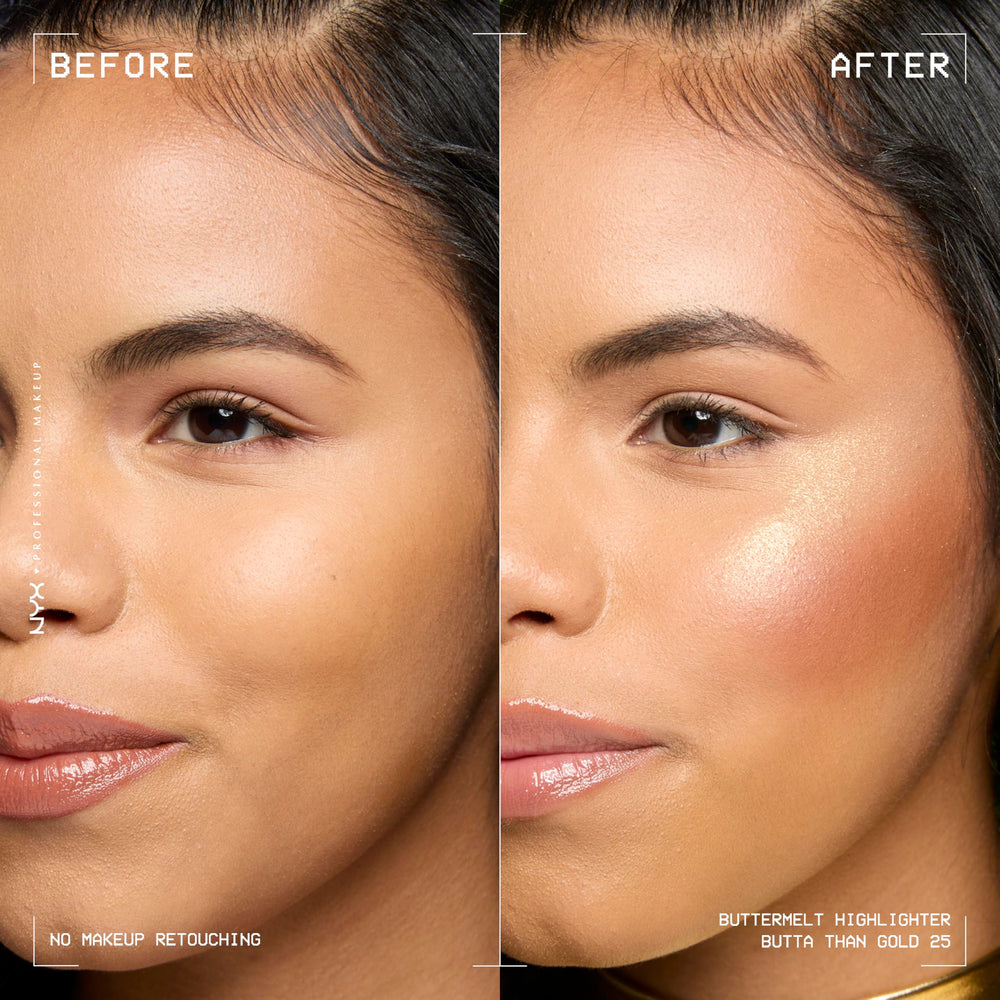 NYX PROFESSIONAL MAKEUP pan close-up revealing buttery shimmer and pearlized texture