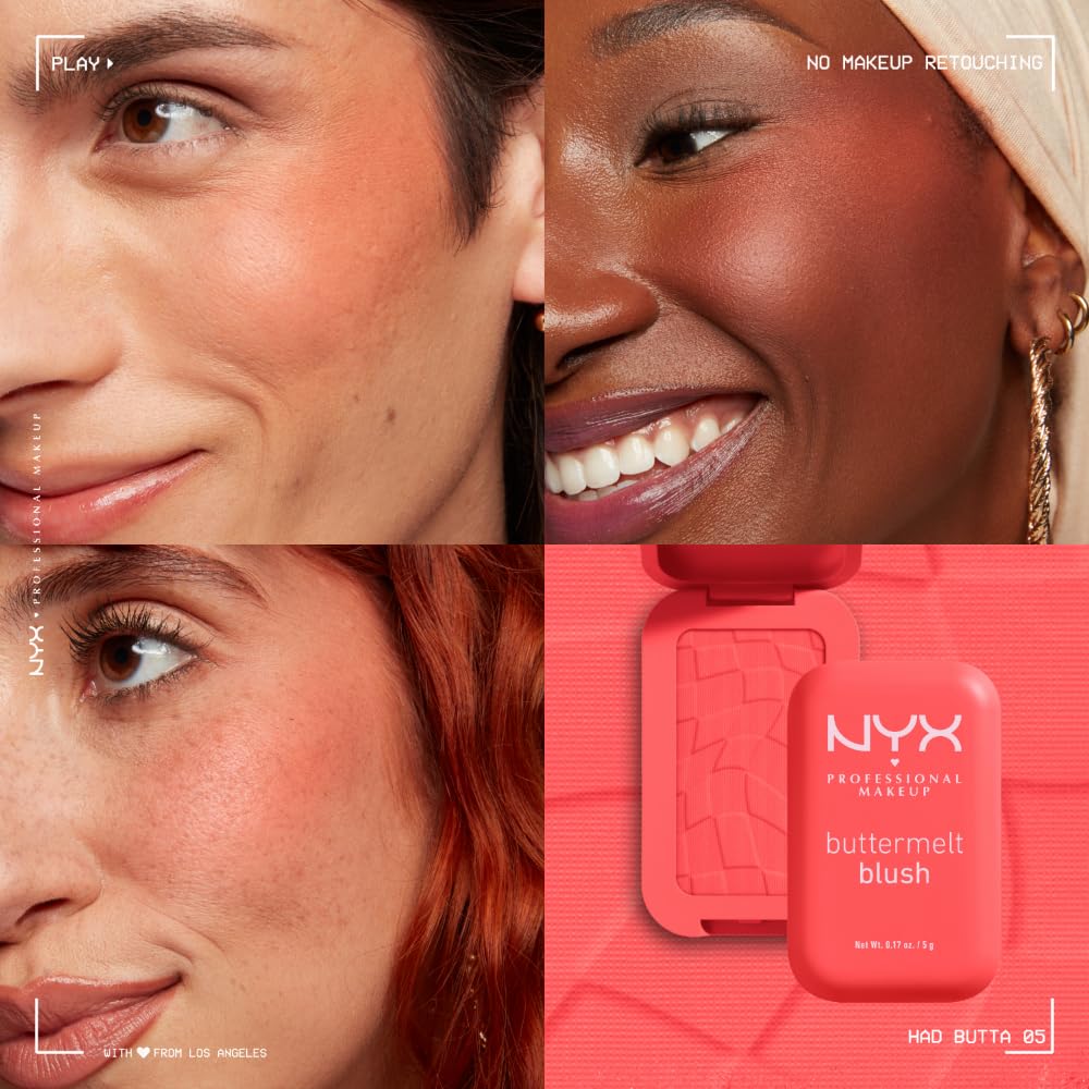 NYX Buttermelt paired with bronzer illustrating layering options for sun-kissed warmth