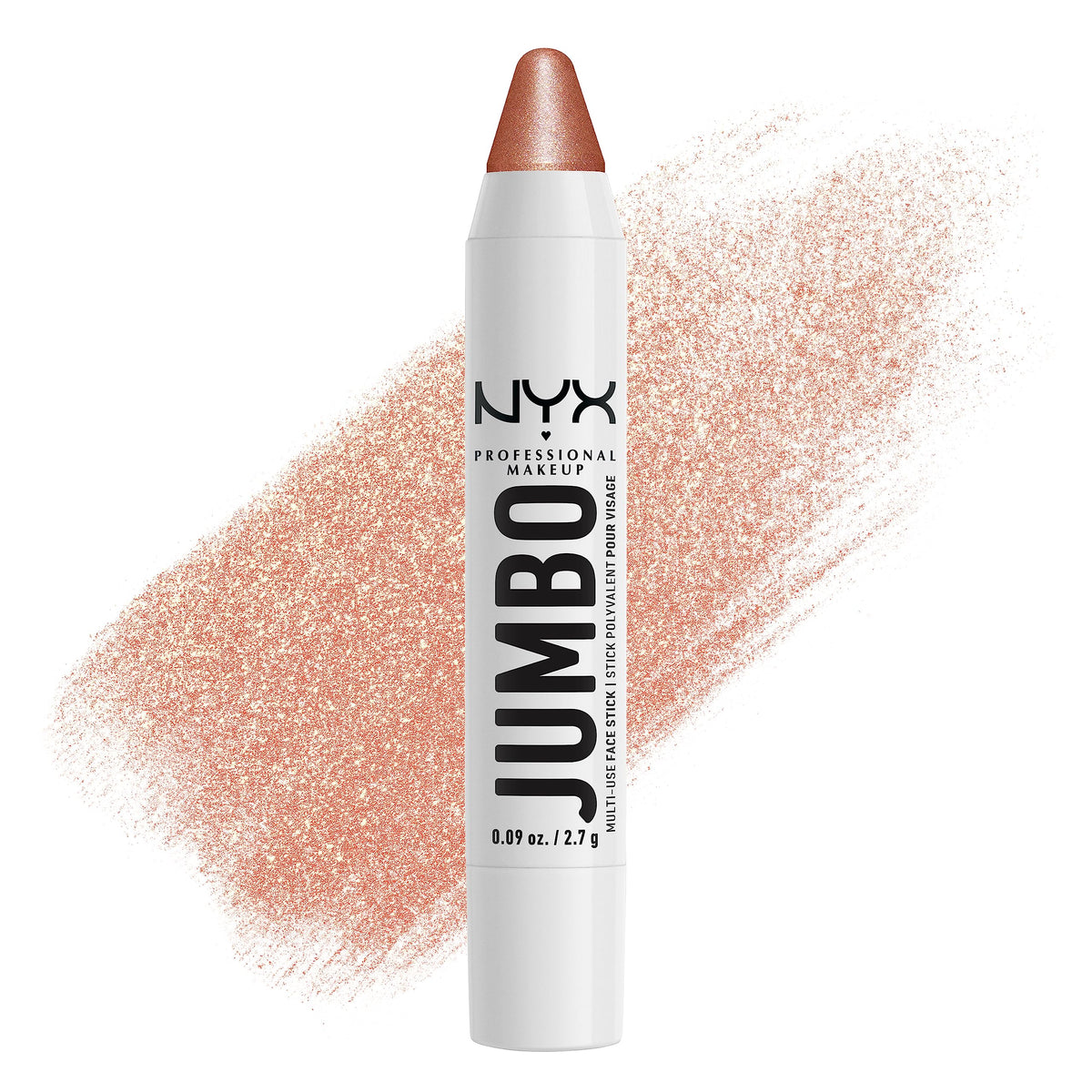 NYX Professional Makeup front packaging showing Coconut Cake highlighter benefits