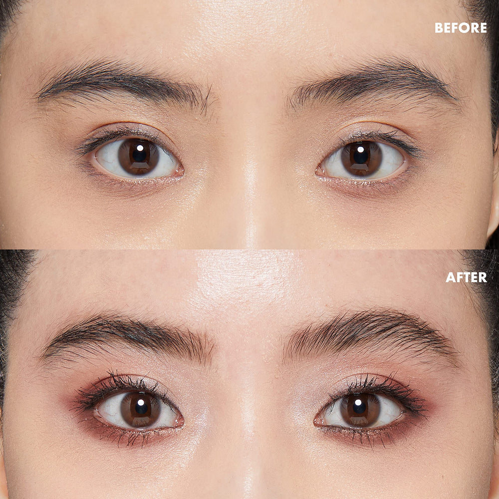 NYX PROFESSIONAL MAKEUP applied on eyebrow illustrating groomed hold