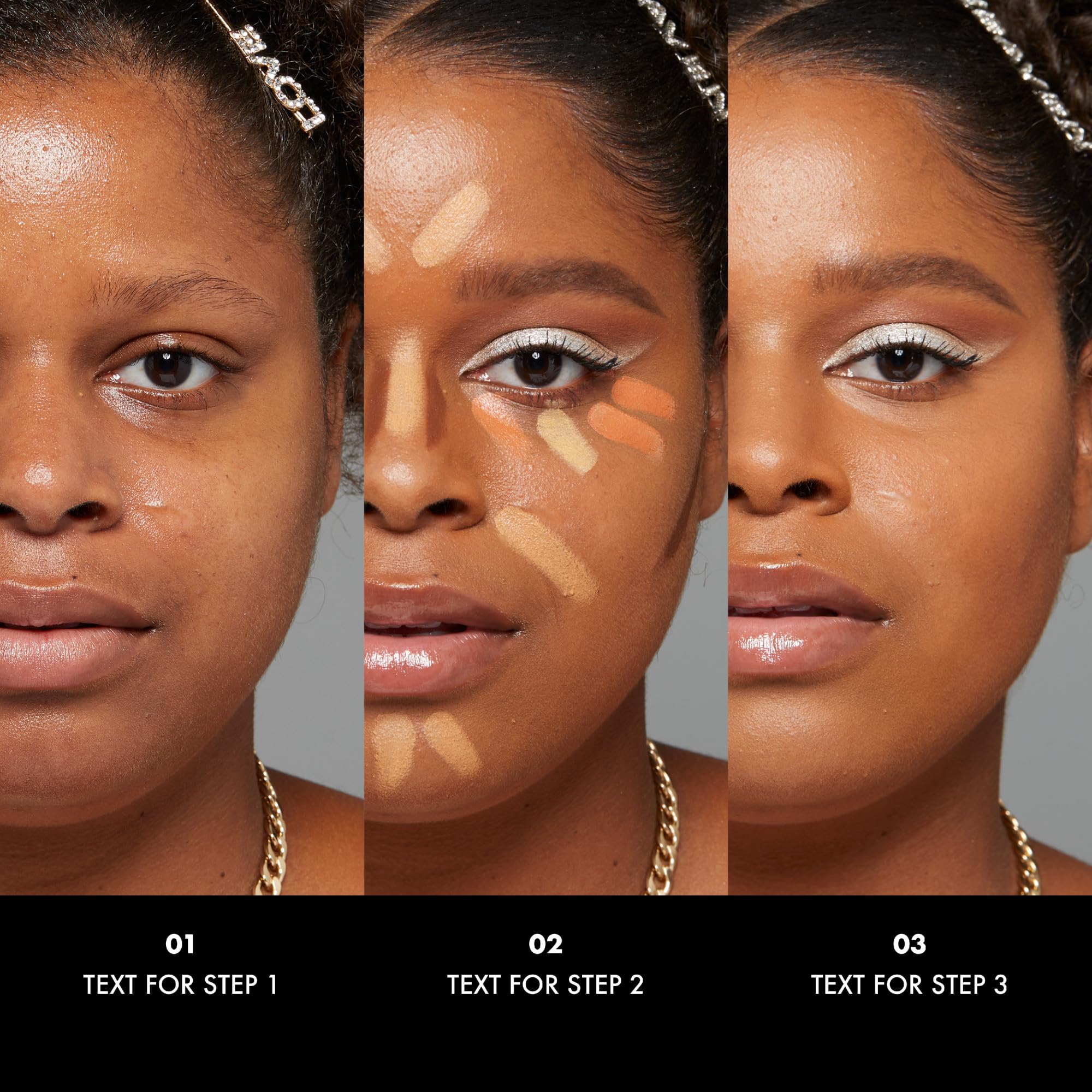NYX cream texture swatch showing smooth blendability and buildable coverage