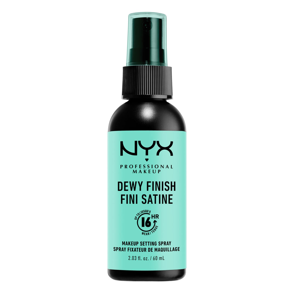 NYX PROFESSIONAL MAKEUP front bottle view showing dewy finish benefit