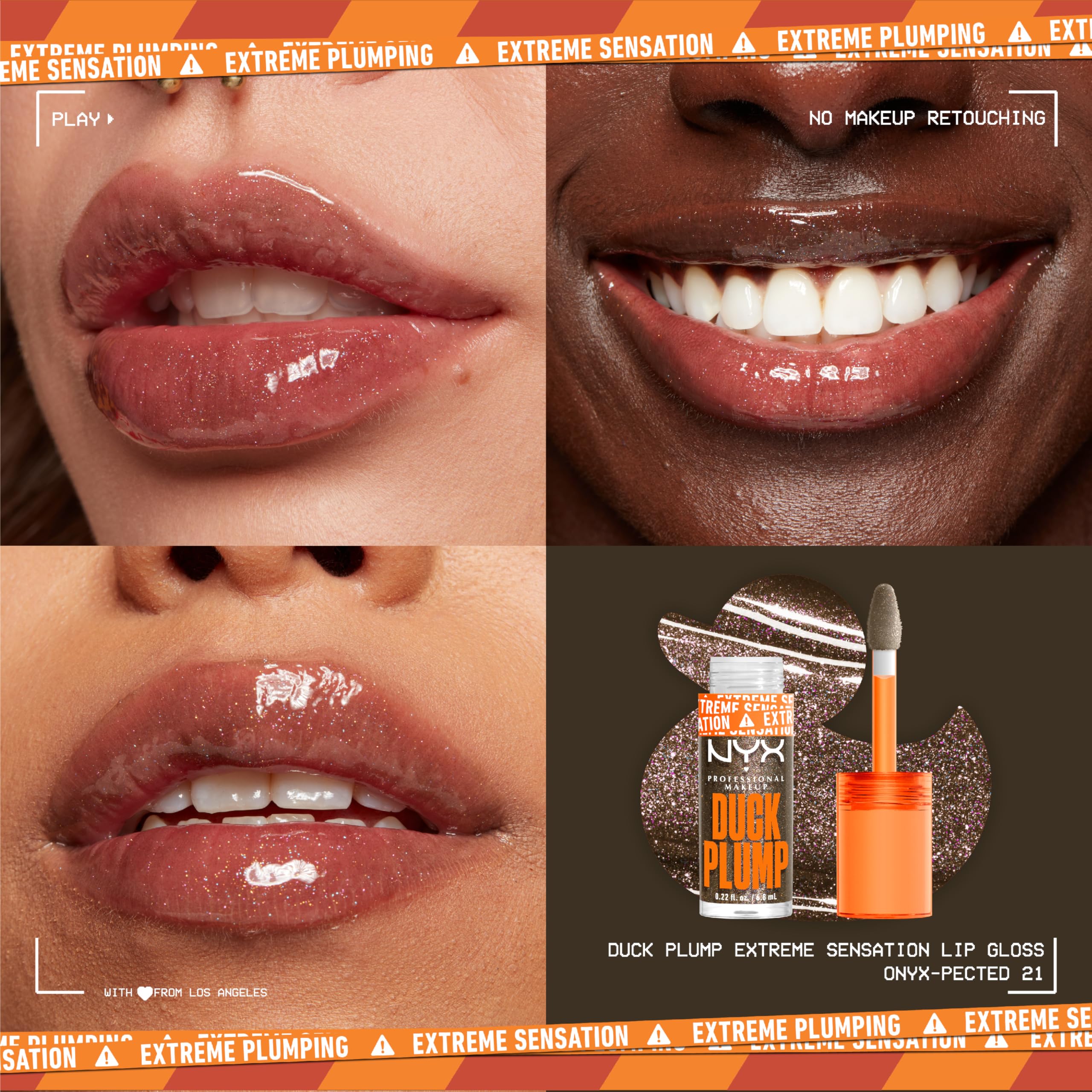 NYX wand applicator displaying smooth glide and precise application benefit