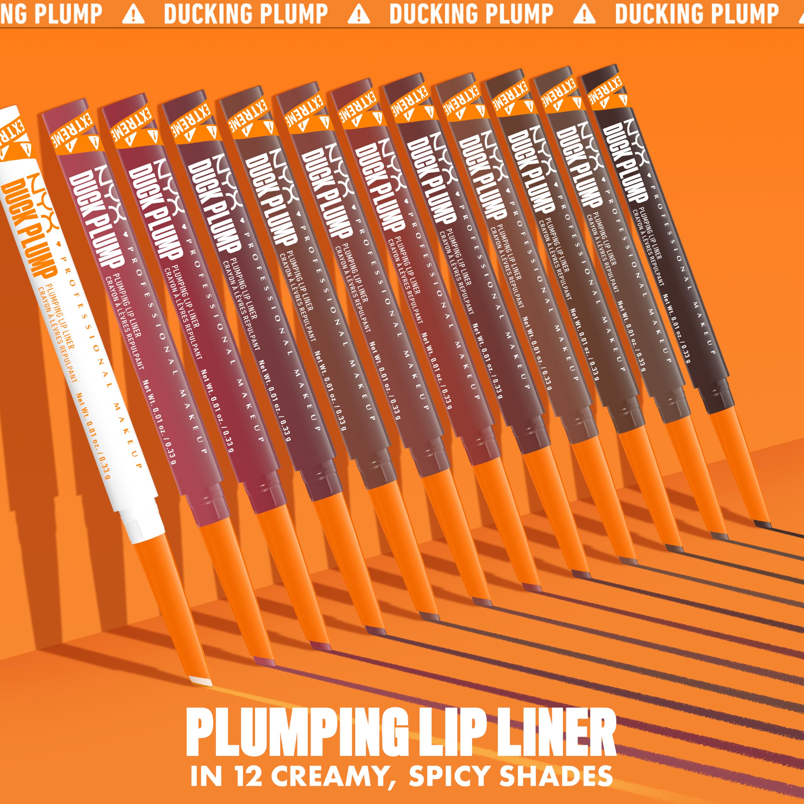 NYX PROFESSIONAL MAKEUP full Duck Plump color range for shade matching