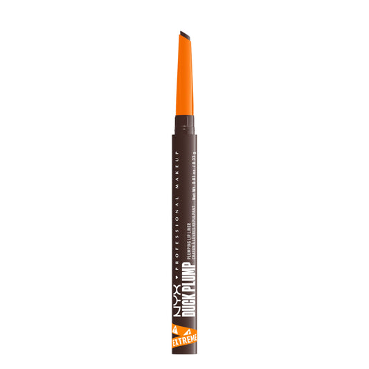 NYX PROFESSIONAL MAKEUP front packaging of Duck Plump liner shows shade and benefit