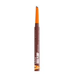 NYX PROFESSIONAL MAKEUP front packaging showing Dash Of Cocoa pencil and benefits