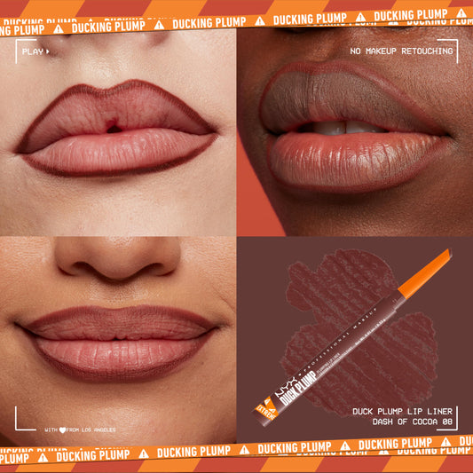 NYX PROFESSIONAL MAKEUP closeup of dual-edged pencil tip for precise lining