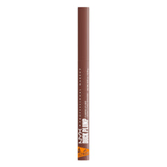 NYX PROFESSIONAL MAKEUP lip liner paired with gloss to show layered finish and dimension
