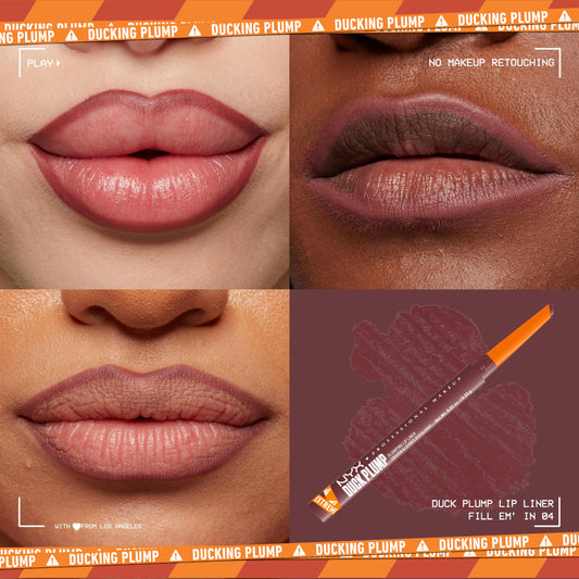 NYX PROFESSIONAL MAKEUP lip liner dual-edged tip close-up for precise application