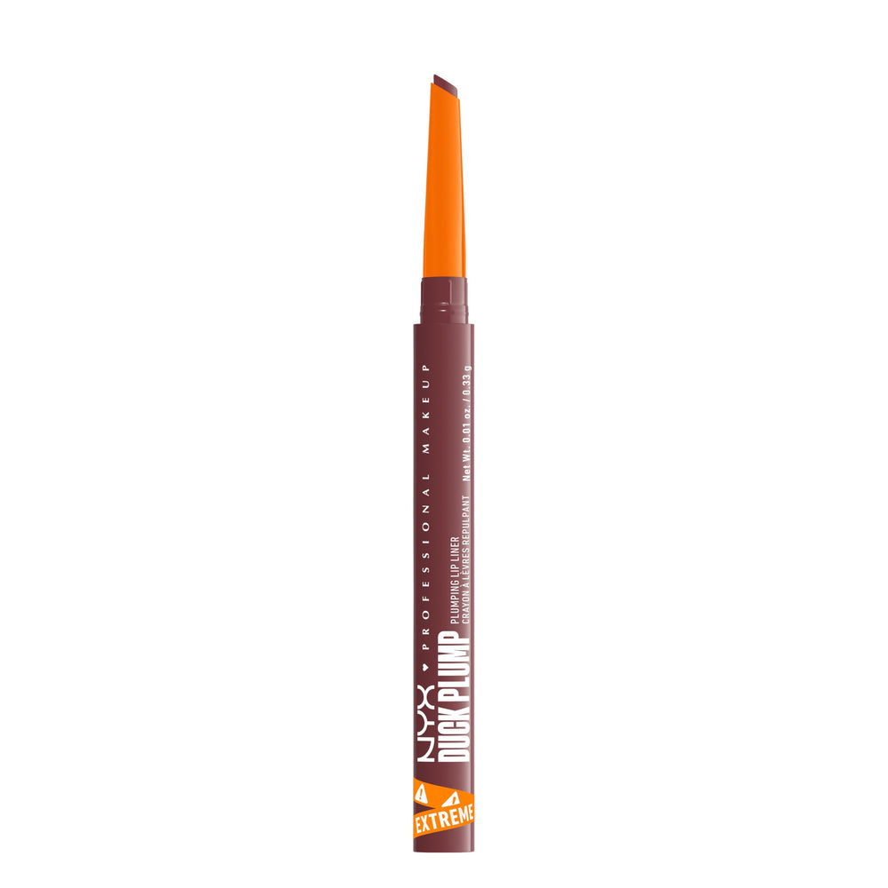 NYX PROFESSIONAL MAKEUP lip liner front packaging showing shade and benefits