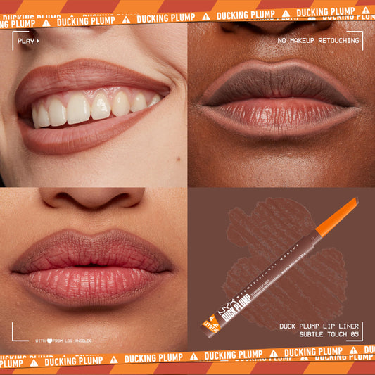 NYX PROFESSIONAL MAKEUP close-up of the pointed matte tip for precise lip lining benefit